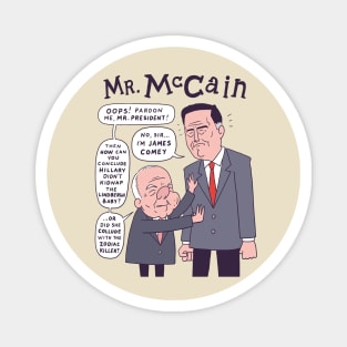 Mr Mccain and Mr Magoo Magnet